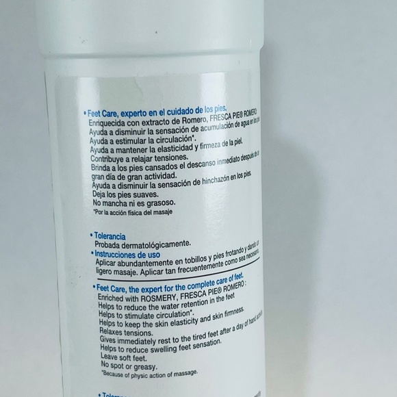 STANHOME FRESCA PIE ROMERO (ROSEMARY) TIRED FEET LOTION 300 ml/10.14oz - Picture 5 of 6